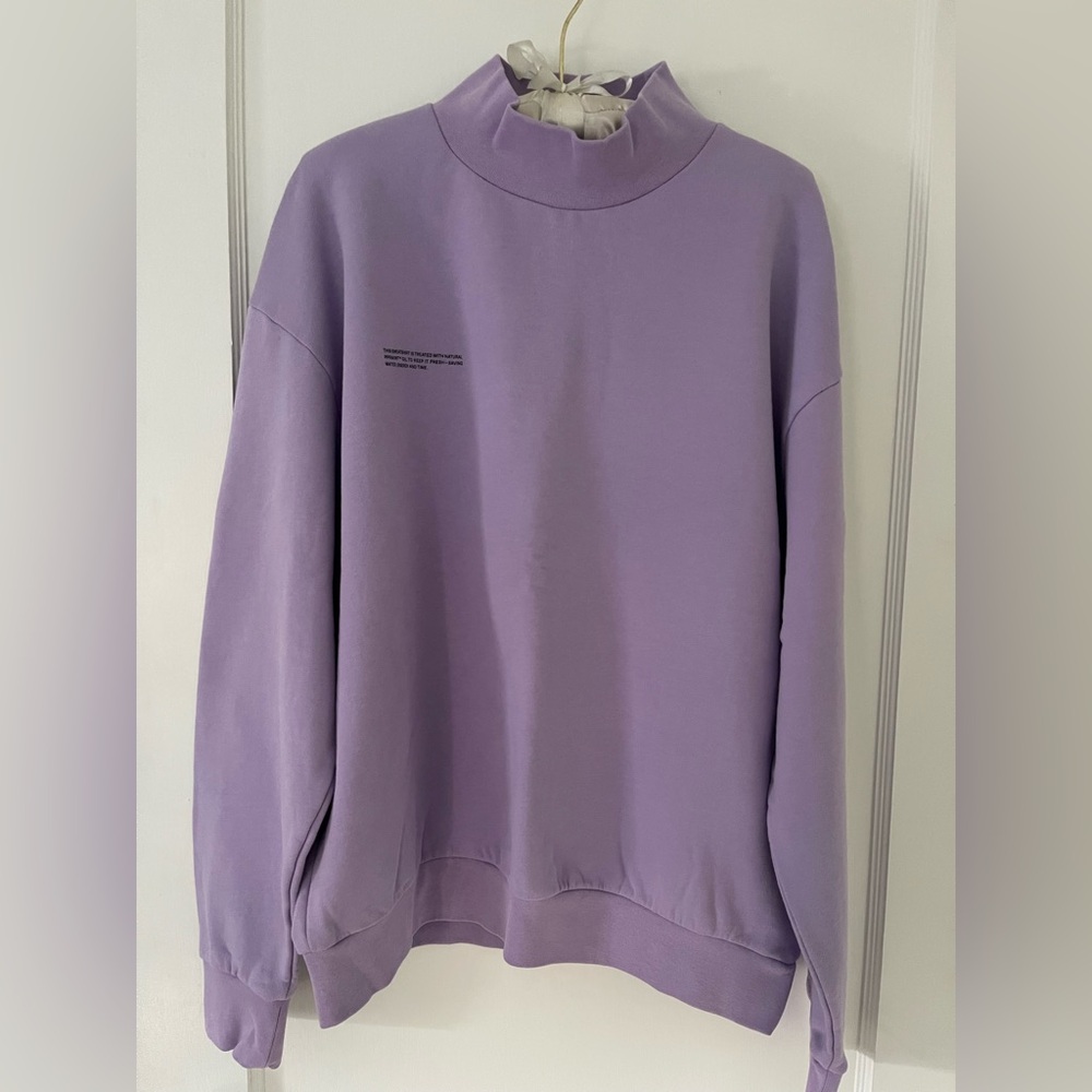 New! Pangaia Mock Neck Sweatshirt